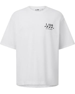 L/AB Off White L/Ab Off Diag T - White