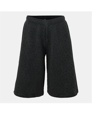 Represent Rep Spark Nappa Leather Shorts - Black