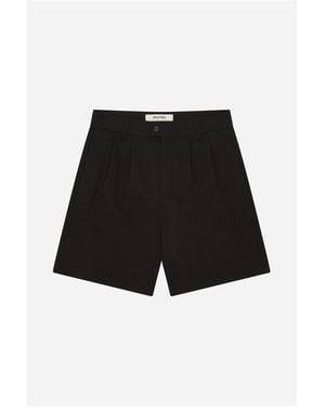 About Blank Woven Tracksuit Shorts - Black