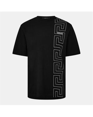 Versace Grec Tpe Tee - Black