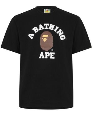 A Bathing Ape University T-Shirt - Black