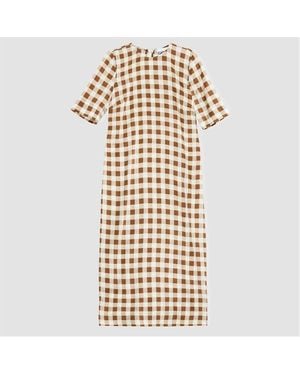 Ganni Smock Dress - Natural