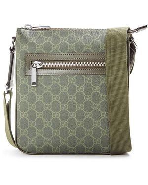 Gucci Gg Cotton Cross-Body Bag - Green