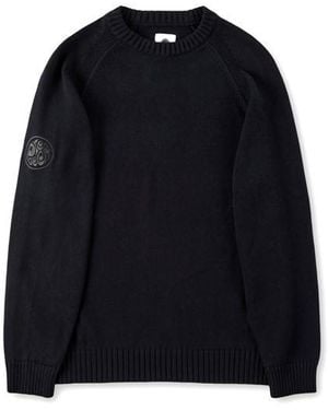 Pretty Green Pg Mason Cn Knit Sn44 - Black