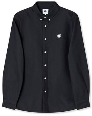 Pretty Green Pg Ls Oxford Shirt Sn00 - Blue