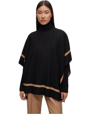 BOSS Lia Poncho - Black