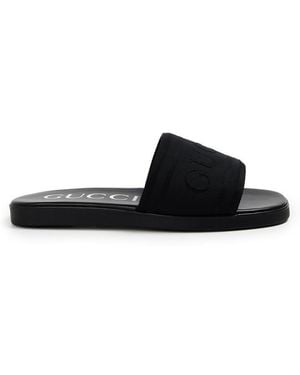 Gucci Flat Sandals - Black