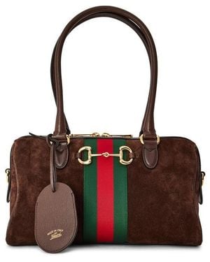 Gucci Borsetto Medium Boston Bag - Brown
