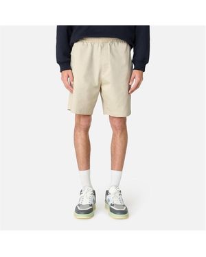 Axel Arigato Stitch Fleece Jogger Shorts - Natural
