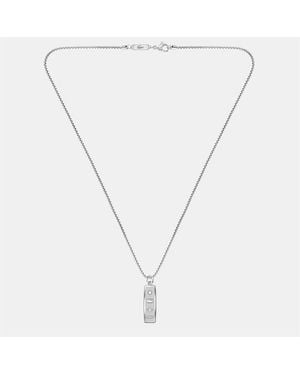 Lacoste District Reversible Pendant Necklace - Metallic