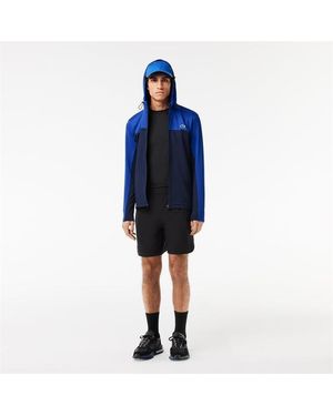 Lacoste Ultra Dry Full Zip Hoodie - Blue