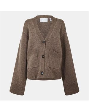 Axel Arigato Relaxed Cardigan - Brown