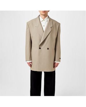 Fear Of God California Heavy Twill Wool Long Sleeve Blazer - Natural