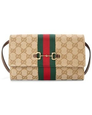 Gucci Horsebit Shldr - Natural