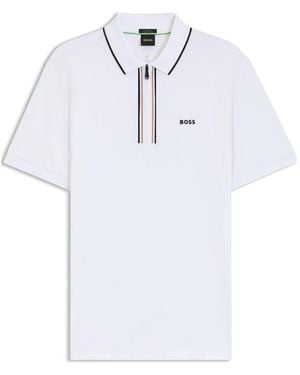 BOSS Philix Polo Shirt - White