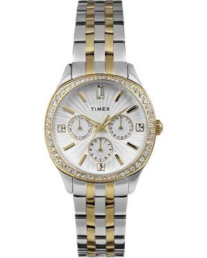 Timex Ariana 54 Analogue Quartz Watch - Metallic