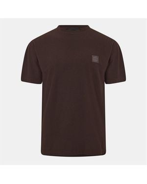 Stone Island Ghost Ghost Compass T-Shirt - Brown