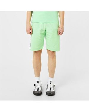 Moschino Logo Tape Track Shorts - Green