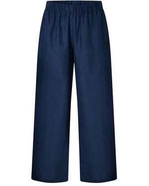 Weekend by Maxmara Weekend Zaino Straight Leg Trousers - Blue