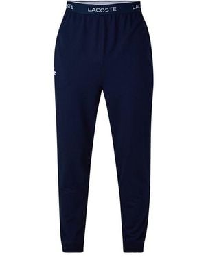 Lacoste Small Crocjog Sn64 Cotton Pyjama Trousers - Blue