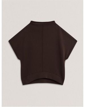 Ted Baker Cupro Crew Sweatshirt - Brown
