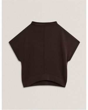Ted Baker Cupro Crew Sweatshirt - Brown