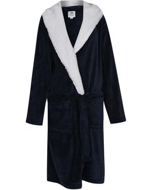 Chelsea Peers Fluffy Dressing Gown - Blue