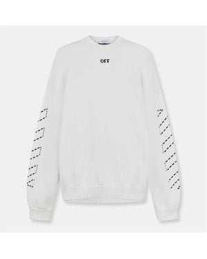 Off-White c/o Virgil Abloh Off Arrow Crew Neck - White