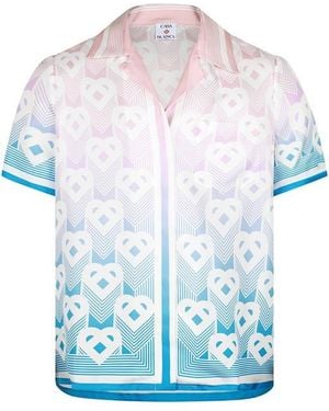 CASABLANCA Casa Gradient Heart - Blue