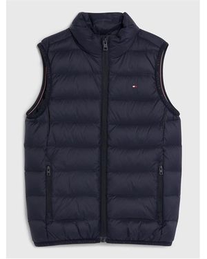 Tommy Hilfiger Lightweight Down-Filled Vest - Blue