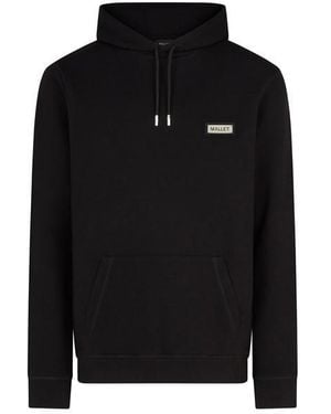 Mallet Plaque Pullover Hoodie - Black