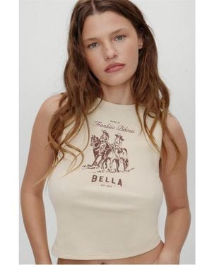 Frankie's Bikinis X Bella Hadid Reno Tank Top - Natural