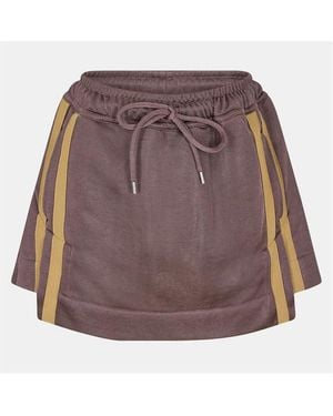 Vivienne Westwood Viv Stripe Mini Skirt - Brown