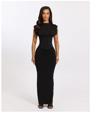 Mars the Label Sandra Maxi Long Dress - Black