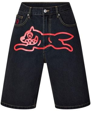ICECREAM Denim Shorts - Black
