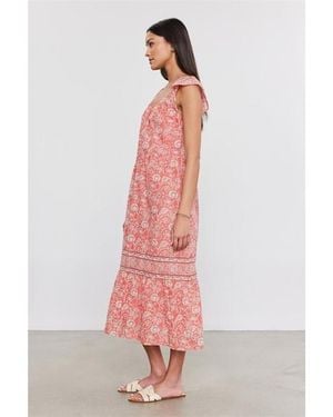 Velvet By Graham & Spencer Velvet Dress - White