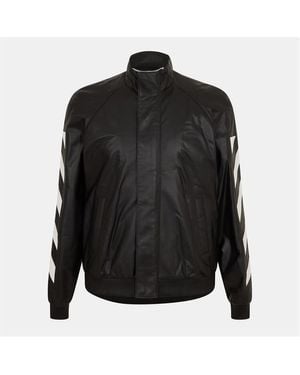 Off-White c/o Virgil Abloh Off Lthr Blsn Jkt - Black
