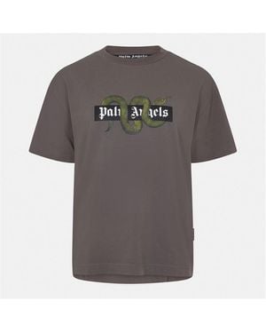 Palm Angels Palm Sanke Logo T - Grey