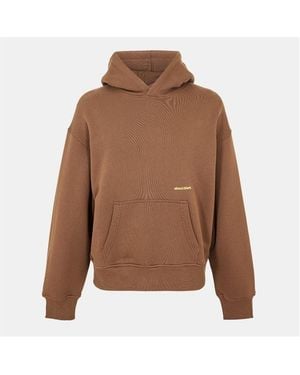 About Blank Box Logo Hoodie - Brown
