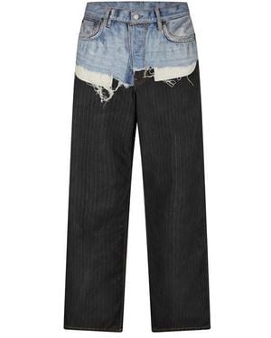 Acne Studios Wide Leg Jeans - Grey