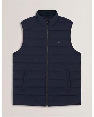 Ted Baker Lightweight Quilted Gilet - Blue