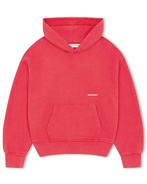 About Blank Box Logo Hoodie - Red