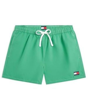 Tommy Hilfiger Tj Medium Drawstring Swim Shorts - Green