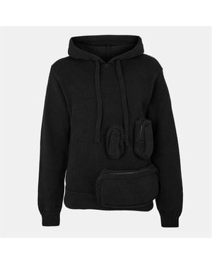 Off-White c/o Virgil Abloh Off Rope Knit Hdy - Black
