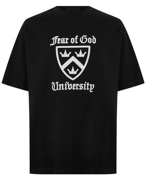 Fear Of God University Oversized T-Shirt - Black