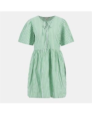 Barbour Daison Structured Mini Dress - Green