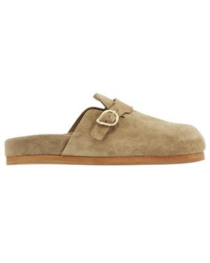 Ancient Greek Sandals Vasilitsa Mule Clogs - Natural