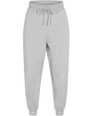 Ami Paris Closed Hem Fleece Joggers - Grey