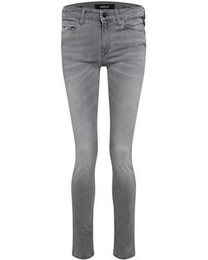 Replay New Luz Skinny-Fit Jeans - Grey