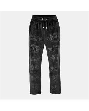Pleasures X Juicy Couture Crest Velour Track Trousers - Black